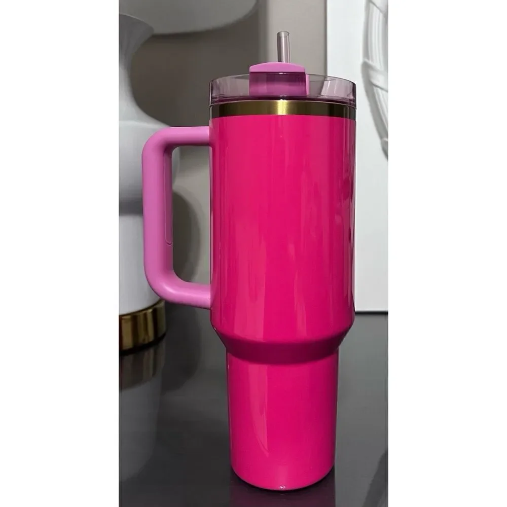 Stanley Quencher H2.0 FlowState‎ Tumbler 40oz, PINK PARADE - Picture 3 of 6